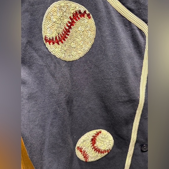 Fantastic Fawn Baseball Jersey - Navy and White - Picture 3 of 5